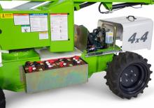 Nacele cu braț articulat pe roți Niftylift SP34 4x4