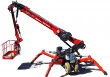 Nacele cu braț articulat pe roți Platform Basket SPIDER 25 WE