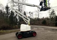 Nacele cu braț articulat pe roți Terex Aerials TA 30 N