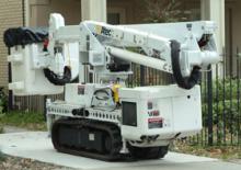 Nacele cu braț articulat montate pe trailer Altec AT37GW