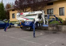 Nacele cu braț articulat pe șenile CELA DT30 Spyder