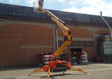 Nacele cu braț articulat pe șenile Platform Basket SPIDER 18.90 PRO