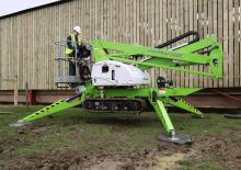 Nacele cu braț articulat pe șenile Niftylift TD150T