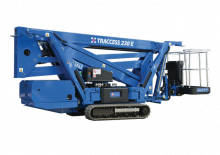 Nacele cu braț articulat pe șenile France Elévateur TR 230