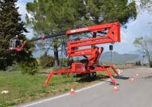 Nacele cu braț articulat pe șenile CTE Traccess 270