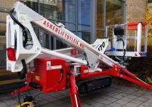 Nacele cu braț articulat pe șenile Palazzani TZX 190 C