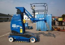 Nacele verticale cu un singur catarg UpRight MB 20 N