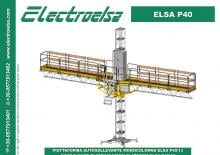 Platforme de lucru pentru alpinism Electroelsa ELSA P40