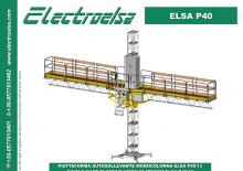 Platforme de lucru pentru alpinism Electroelsa ELSA P40