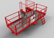 Platforme de lucru pentru alpinism Stros WP 1000