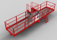 Platforme de lucru pentru alpinism Stros WP 2000