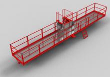 Platforme de lucru pentru alpinism Stros WP 3000