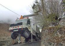 Nacele telescopice montate pe camion Multitel 145 Alu
