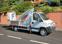 Nacele telescopice montate pe camion Multitel 145 Alu