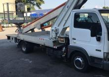 Nacele telescopice montate pe camion Multitel 180 Alu