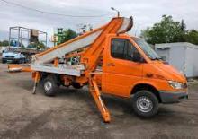Nacele telescopice montate pe camion Multitel 220 Alu/AZ