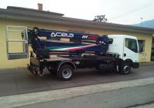 Nacele telescopice montate pe camion CELA DT22