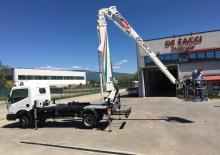 Nacele telescopice montate pe camion CELA DT25