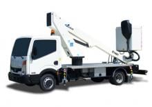 Nacele telescopice montate pe camion GSR E148T