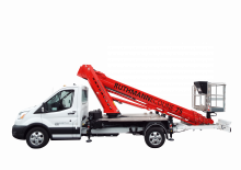 Nacele telescopice montate pe camion Ruthmann Ecoline 75A