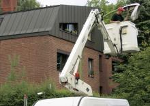 Nacele telescopice montate pe camion Versalift ET 32 NF