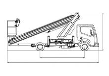 Nacele telescopice montate pe camion Socage forSte 20 T Speed