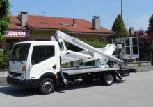 Nacele telescopice montate pe camion Multitel HX 195