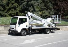 Nacele cu braț articulat montate pe trailer Multitel HX 200 DS