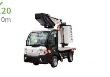 Nacele telescopice montate pe camion Klubb K20