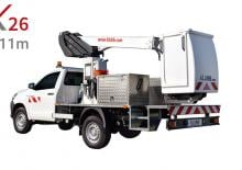 Nacele telescopice montate pe camion Klubb K26
