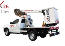 Nacele telescopice montate pe camion Klubb K26