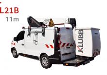 Nacele telescopice montate pe camion Klubb KL21B