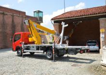 Nacele telescopice montate pe camion Multitel MJ 201 S