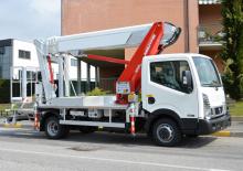 Nacele telescopice montate pe camion Multitel MJ 226