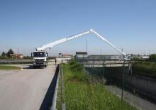 Nacele telescopice montate pe camion Multitel MJ 375