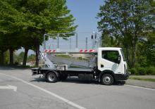 Nacele telescopice montate pe camion Multitel MS 100 