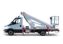 Nacele telescopice montate pe camion Multitel MT 162 DS