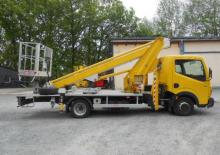 Nacele telescopice montate pe camion Multitel MT 182 AZ