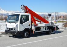 Nacele telescopice montate pe camion Multitel MT 204 EX