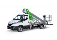 Nacele telescopice montate pe camion Multitel MTE 230 HYBRID