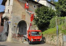 Nacele telescopice montate pe camion Multitel MX 130