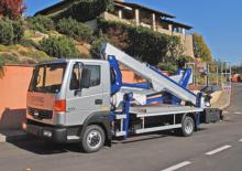 Nacele telescopice montate pe camion Multitel MX 270