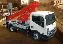 Nacele telescopice montate pe camion Palfinger P 140 TX