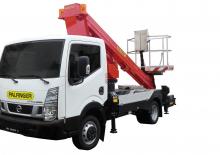 Nacele telescopice montate pe camion Palfinger P 170 TXE