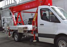 Nacele telescopice montate pe camion Palfinger P 220 BK