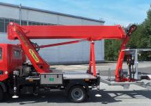 Nacele telescopice montate pe camion Palfinger P 250 BK