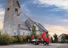 Nacele telescopice montate pe camion Palfinger P 300 KS