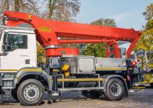 Nacele telescopice montate pe camion Palfinger P 370 KS