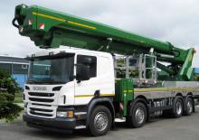 Nacele telescopice montate pe camion Palfinger P 640