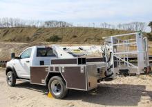 Nacele telescopice montate pe camion Danilift P110V